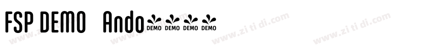 FSP DEMO   Ando字体转换